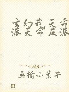 玄幻我天命大反派天命反派免费完本封面