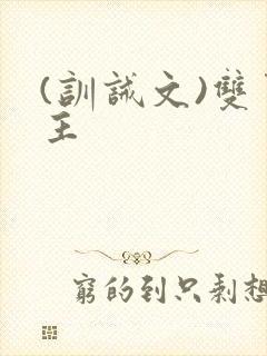 (训诫文)双男主