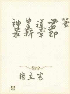 神农道君笔趣阁最新章节封面