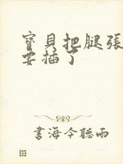 宝贝把腿张开我要插了