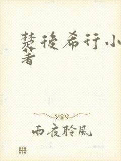 楚后希行小说原著封面