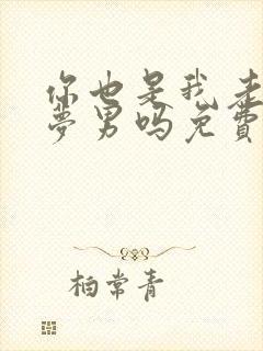 你也是我老婆的梦男吗免费阅读