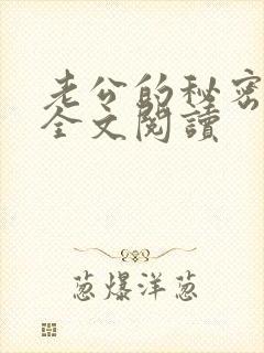 老公的秘密小说全文阅读