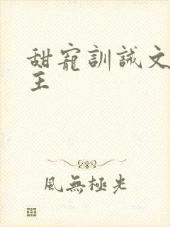 甜宠训诫文双男主