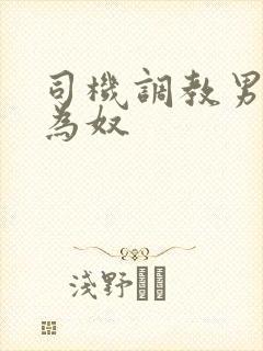 司机调教男总裁为奴