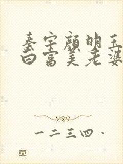 秦宇颜明玉我的白富美老婆