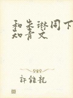 和朱琳同下乡的知青文