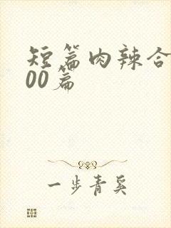 短篇肉辣合集500篇