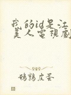 我的id是江南美人电视剧在线观看