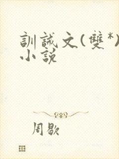 训诫文(双*)小说