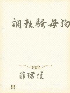 调教骚母狗高h