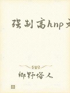 强制高hnp文封面