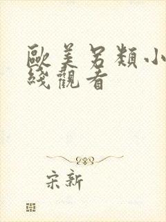 欧美另类小说在线观看