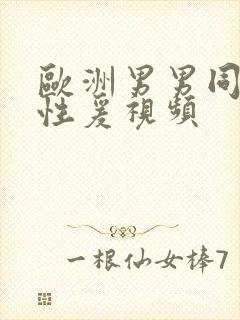 欧洲男男同性恋性爰视频封面