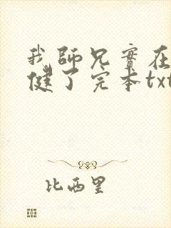 我师兄实在太稳健了完本txt下载