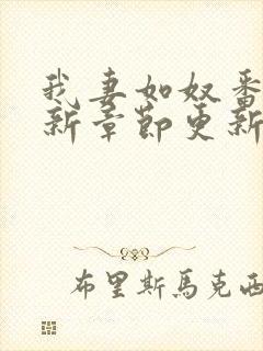 我妻如奴番外最新章节更新