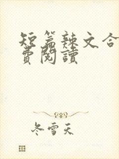 短篇辣文合集免费阅读