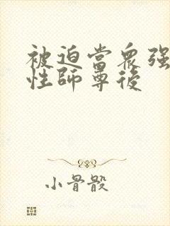 被迫当众强暴双性师尊后封面