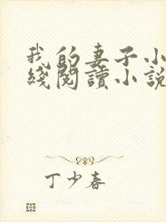 我的妻子小谨在线阅读小说封面