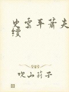 史云平萧夫人后续