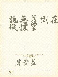 魏无羡倒在蓝忘机怀里封面