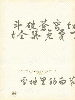 斗破苍穹 txt全集免费下载