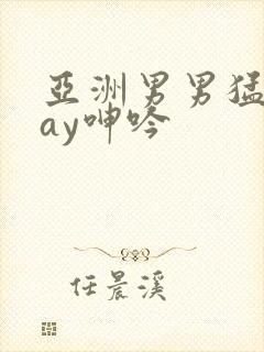 亚洲男男猛男gay呻吟