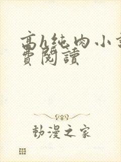 高h纯肉小说免费阅读