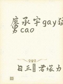 廖承宇gay猛男cao