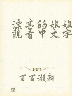 漂亮的姐姐在线观看中文字幕封面