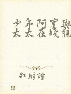 少年阿宾与房东太太在线观看