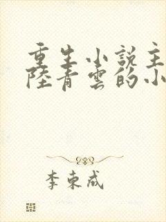 重生小说主角叫陆青云的小说