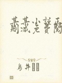 某某小说正版无删减免费阅读全文