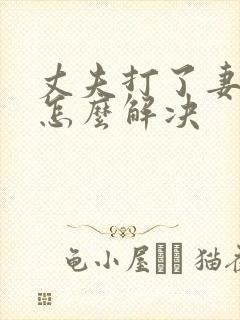 丈夫打了妻子该怎么解决