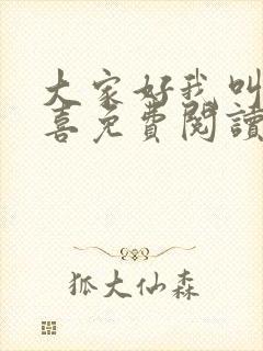 大家好我叫林小喜免费阅读封面