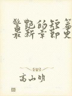 惊艳的短篇合集最新章节更新艳情小说