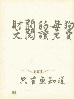 财阀的母狗们全文阅读免费无弹窗笔趣阁