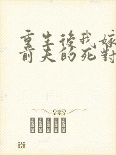 重生后我嫁给了前夫的死对头