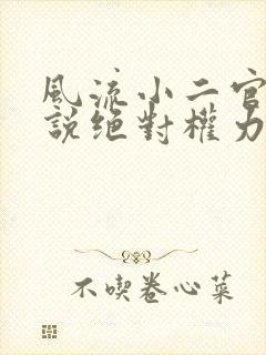 风流小二官场小说绝对权力免费听