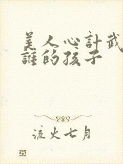 美人心计武儿是谁的孩子