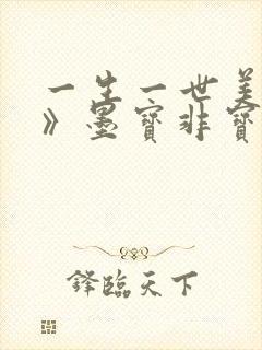 一生一世美人骨》墨宝非宝封面