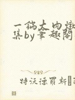 一锅大肉炖肉合集by笔趣阁全文阅读