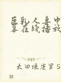 巨乳人妻中文字幕在线播放封面