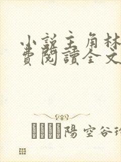 小说主角林峰免费阅读全文最新章节