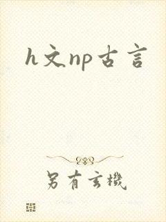 h文np古言封面