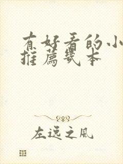 有好看的小说吗推荐几本