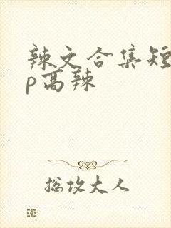 辣文合集短篇np高辣封面