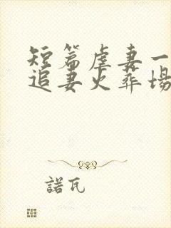 短篇虐妻一时爽追妻火葬场小说封面