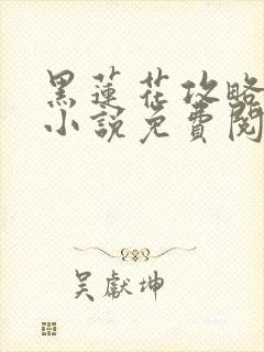 黑莲花攻略手册小说免费阅读无弹窗封面