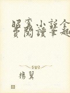 昭鸾小说全文免费阅读笔趣阁